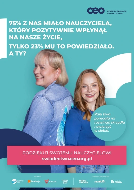 Plakat kampanii „Świadectwo na całe życie” nr 4