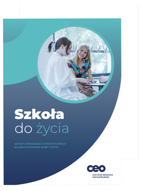 Okładka raportu „Szkoła do życia”